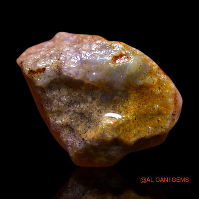Natural Untreated Fire Opal Loose Gemstone Fancy Rough From Australia 3.00 Cts 12x9x5 mm RG-556