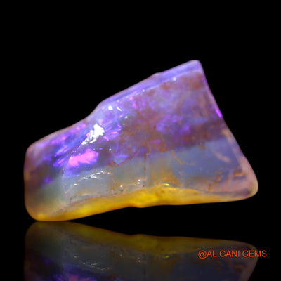Natural Untreated Fire Opal Loose Gemstone Fancy Rough From Australia 2.00 Cts 12x7x5 mm RG-557