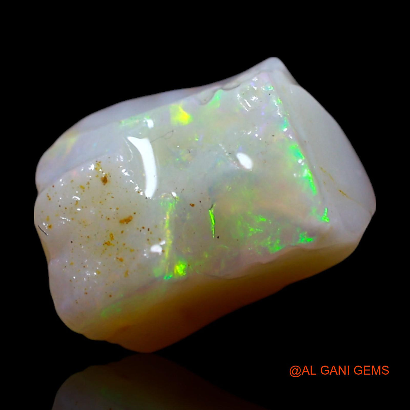 2.00 Cts Natural Australian Fire Opal Loose Gemstone Fancy Rough 10x8x6 mm RG-558