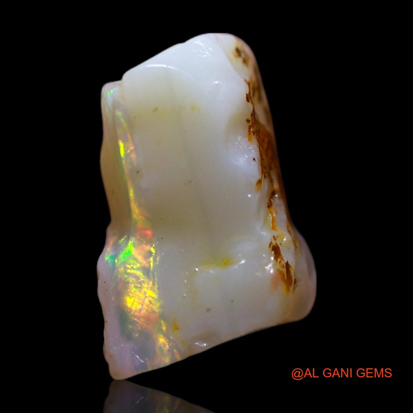 2.00 Cts Natural Australian Fire Opal Loose Gemstone Fancy Rough 10x8x6 mm RG-558