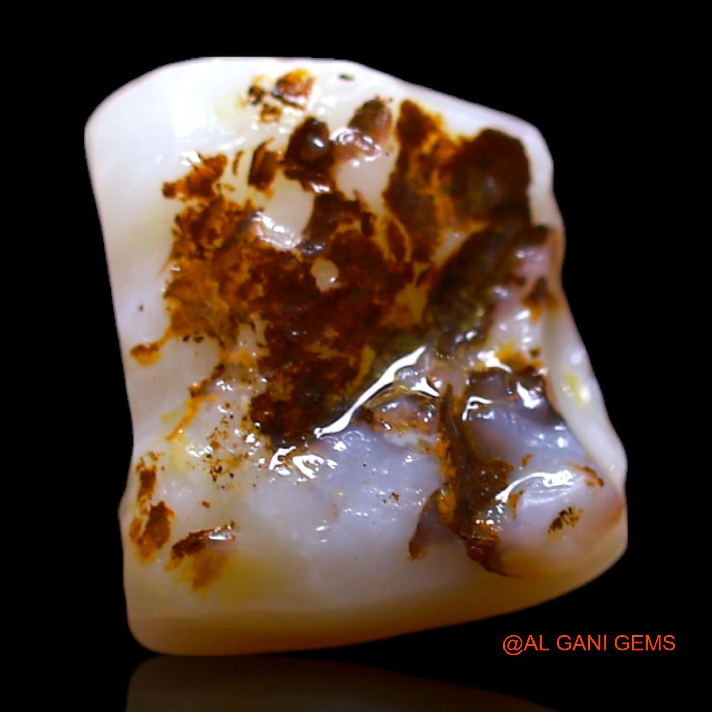 2.00 Cts Natural Australian Fire Opal Loose Gemstone Fancy Rough 10x8x6 mm RG-558