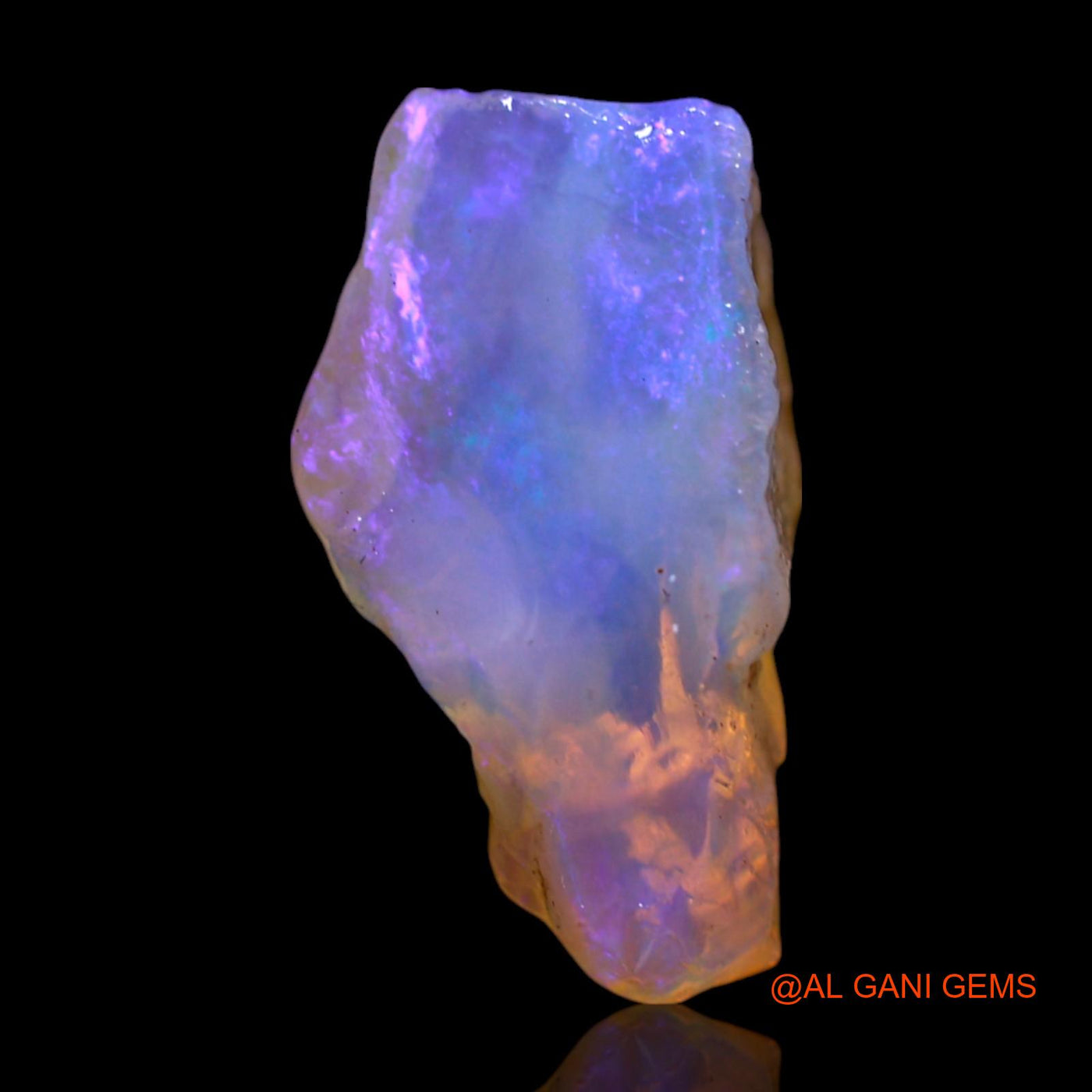 3.00 Cts Natural Australian Fire Opal Loose Gemstone Fancy Rough 14x9x7 mm RG-55
