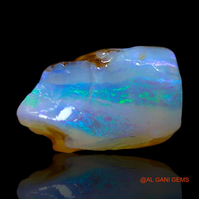2.00 Cts Natural Australian Fire Opal Loose Gemstone Fancy Rough 10x7x6 mm RG-563