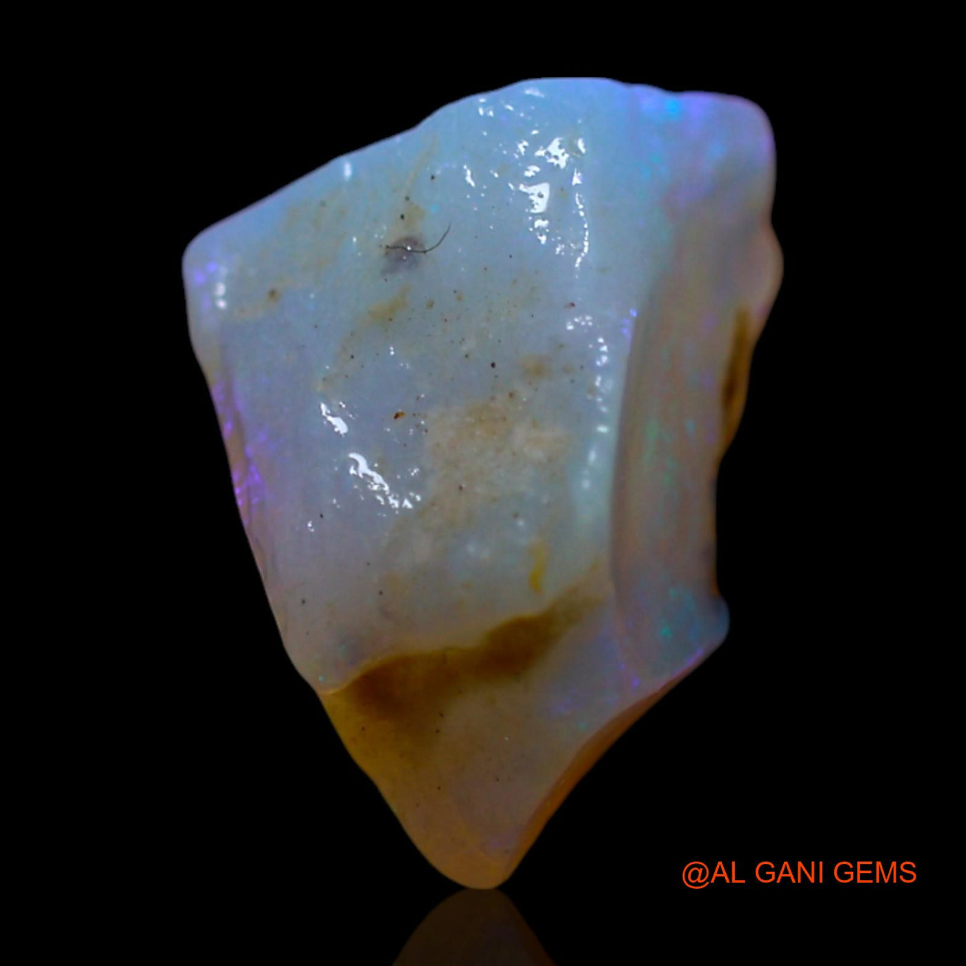 2.00 Cts Natural Australian Fire Opal Loose Gemstone Fancy Rough 10x7x6 mm RG-563