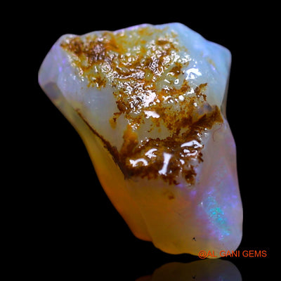 2.00 Cts Natural Australian Fire Opal Loose Gemstone Fancy Rough 10x7x6 mm RG-563