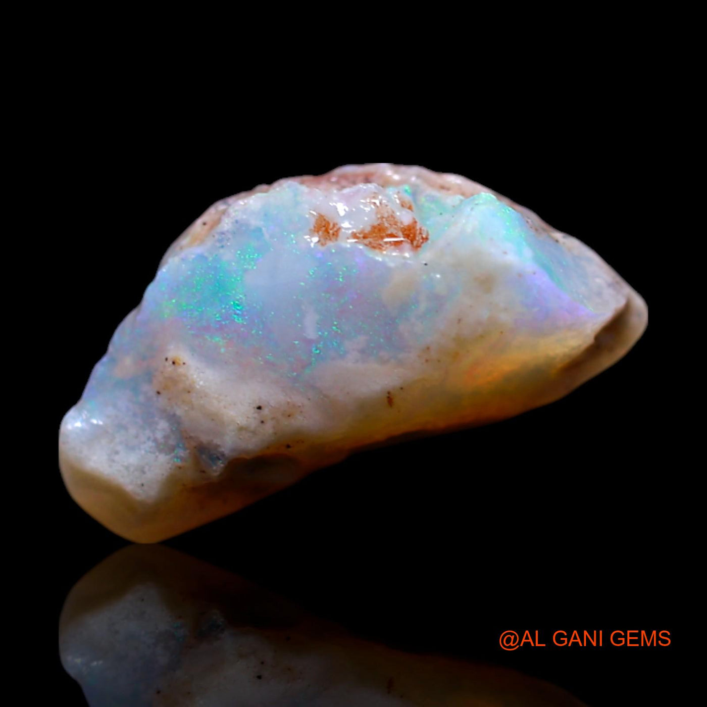 1.80 Cts Natural Australian Fire Opal Loose Gemstone Fancy Rough 12x6x5 mm RG-566