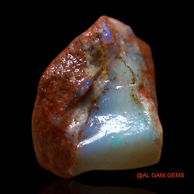 Natural Fire Opal Gemstone 2.00 Cts Loose Fancy Rough From Australia 10x9x7 mm RG-568