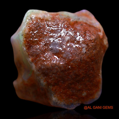 Natural Fire Opal Gemstone 2.00 Cts Loose Fancy Rough From Australia 10x9x7 mm RG-568