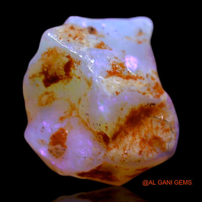 Natural Fire Opal Gemstone 2.00 Cts Loose Fancy Rough From Australia 9x8x6 mm RG-569