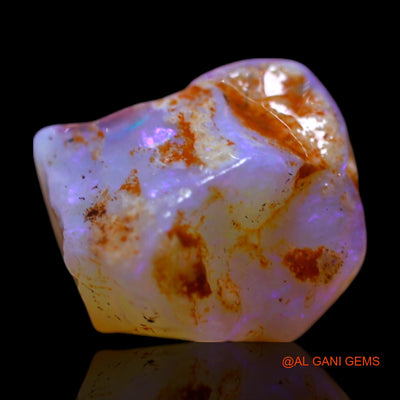 Natural Fire Opal Gemstone 2.00 Cts Loose Fancy Rough From Australia 9x8x6 mm RG-569