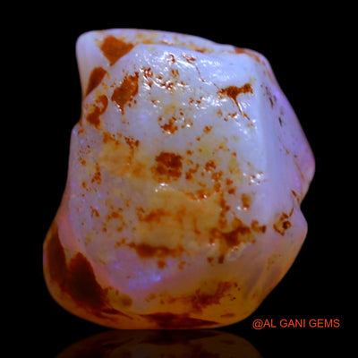 Natural Fire Opal Gemstone 2.00 Cts Loose Fancy Rough From Australia 9x8x6 mm RG-569