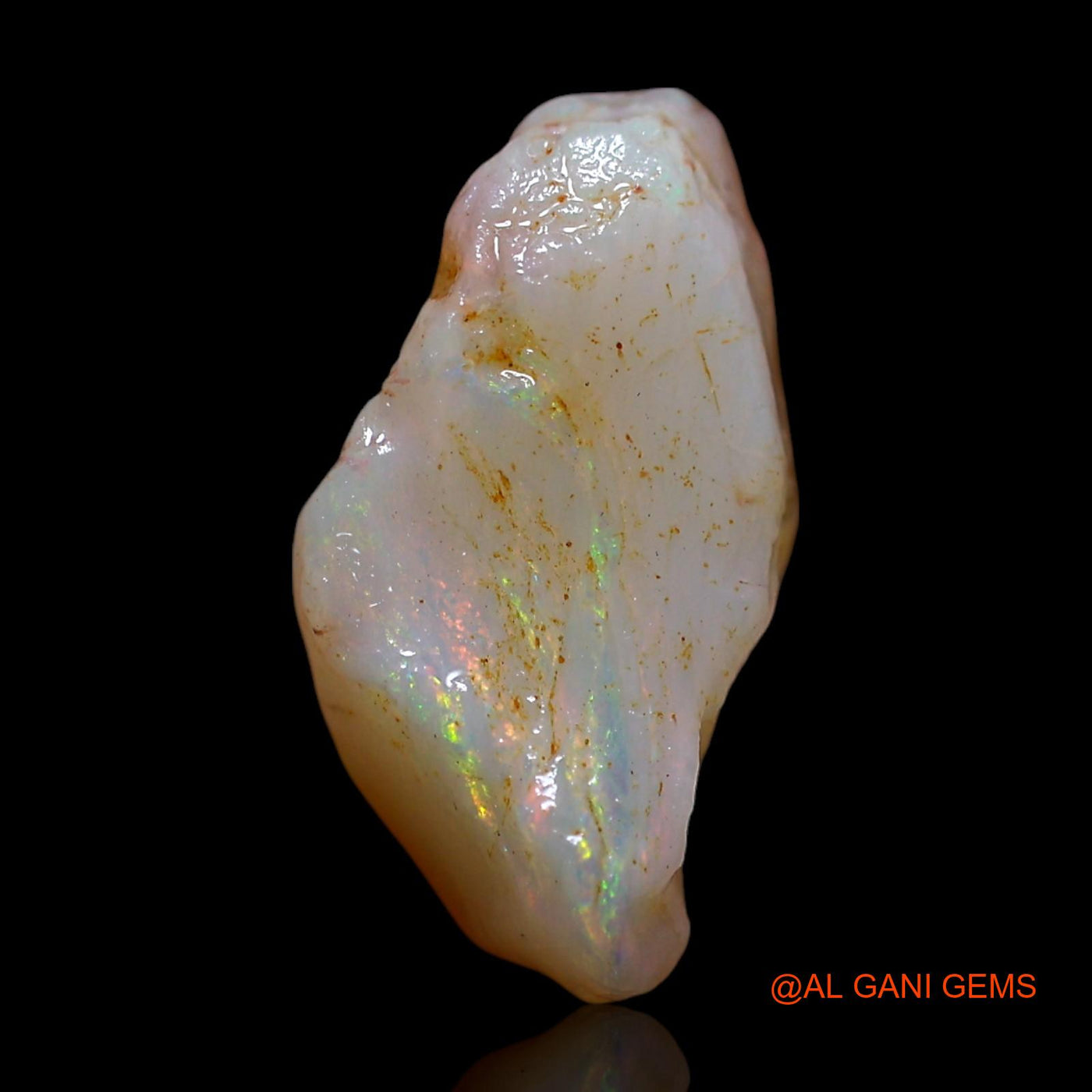 4.00 Cts Unheated Australian Fire Opal Loose Gemstone Fancy Rough Natural 15x9x7 mm RG-56