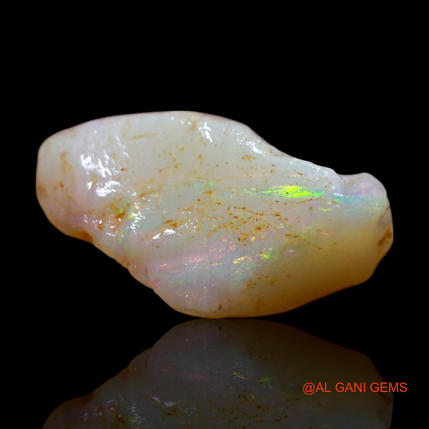 4.00 Cts Unheated Australian Fire Opal Loose Gemstone Fancy Rough Natural 15x9x7 mm RG-56