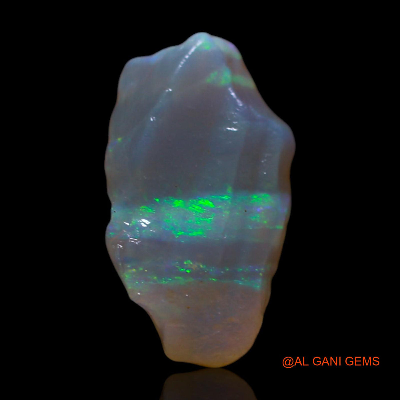 Natural Untreated Fire Opal Loose Gemstone Fancy Rough From Australia 1.00 Cts 11x6x4 mm RG-572