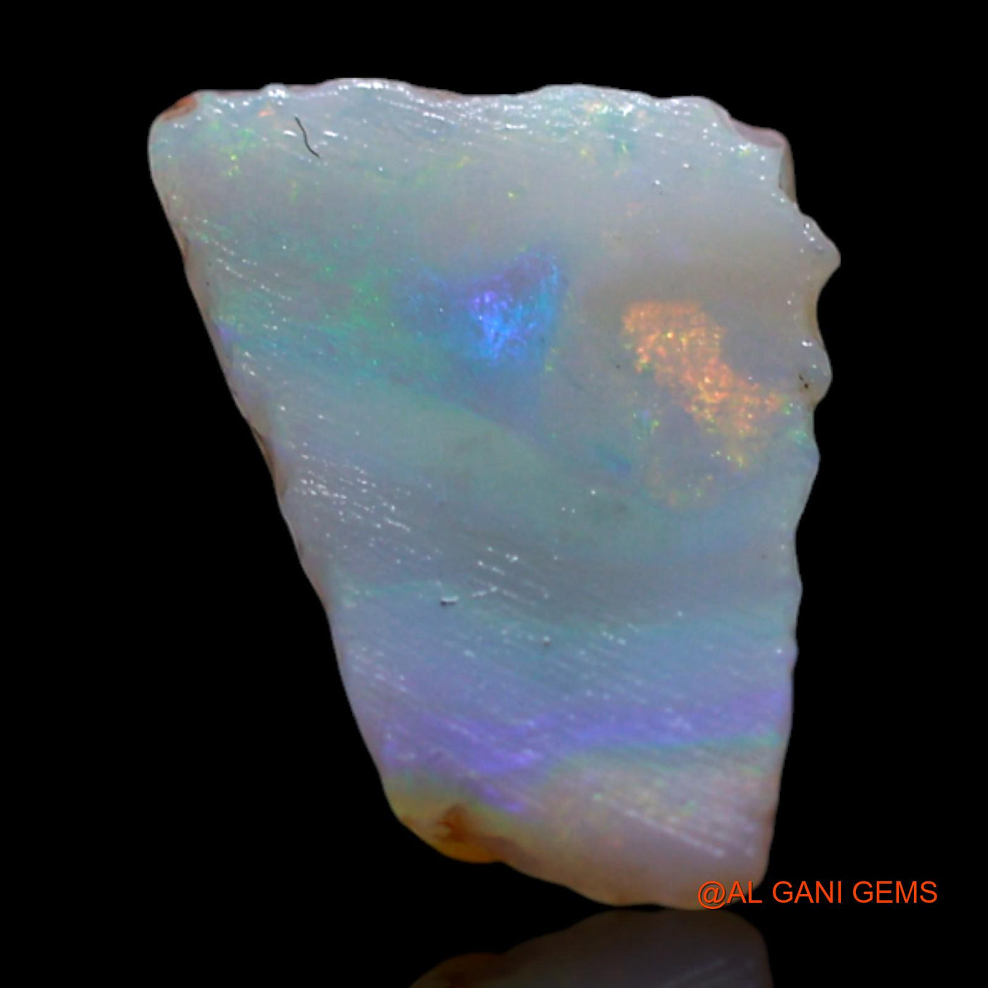 2.00 Cts Unheated Australian Fire Opal Loose Gemstone Fancy Rough Natural 11x6x5 mm RG-573