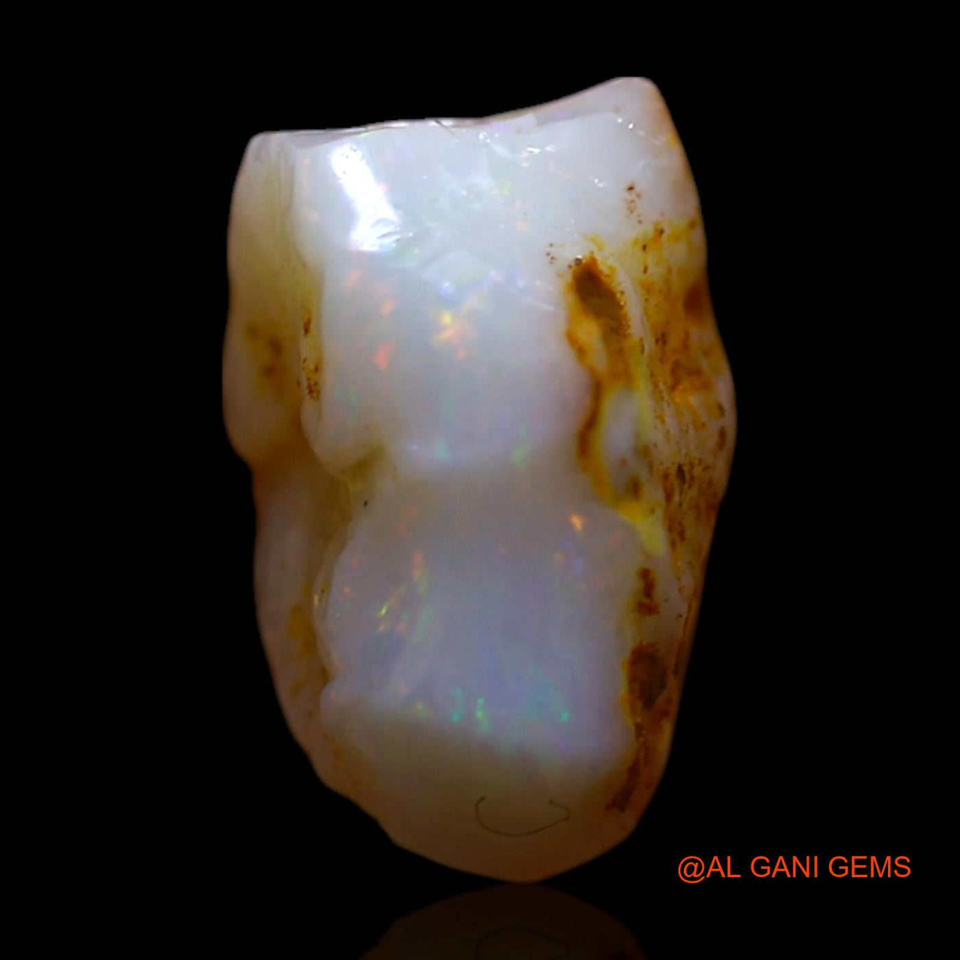2.00 Cts Natural Australian Fire Opal Fancy Rough Loose Gemstone For Jewelry 10x7x5 mm RG-575