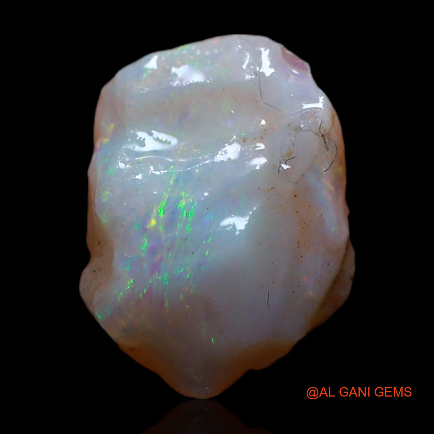 1.00 Cts Natural Australian Fire Opal Loose Gemstone Fancy Rough 11x8x3 mm RG-576