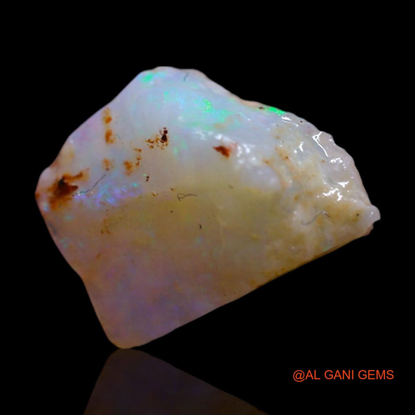 1.00 Cts Natural Australian Fire Opal Loose Gemstone Fancy Rough 11x9x4 mm RG-579