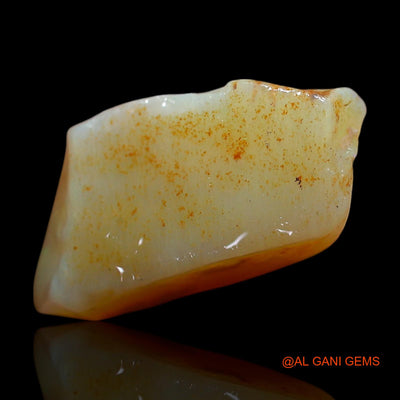 Natural Untreated Fire Opal Loose Gemstone Fancy Rough From Australia 4.00 Cts 16x7x5 mm RG-57