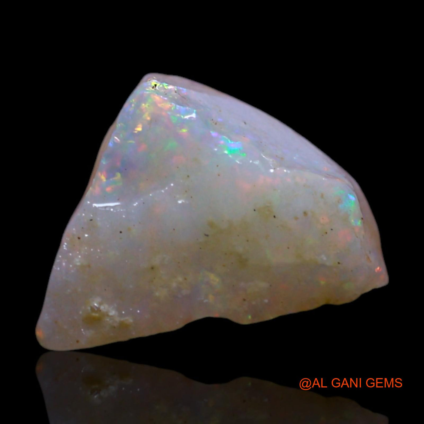 1.00 Cts Unheated Australian Fire Opal Loose Gemstone Fancy Rough Natural 10x7x4 mm RG-581