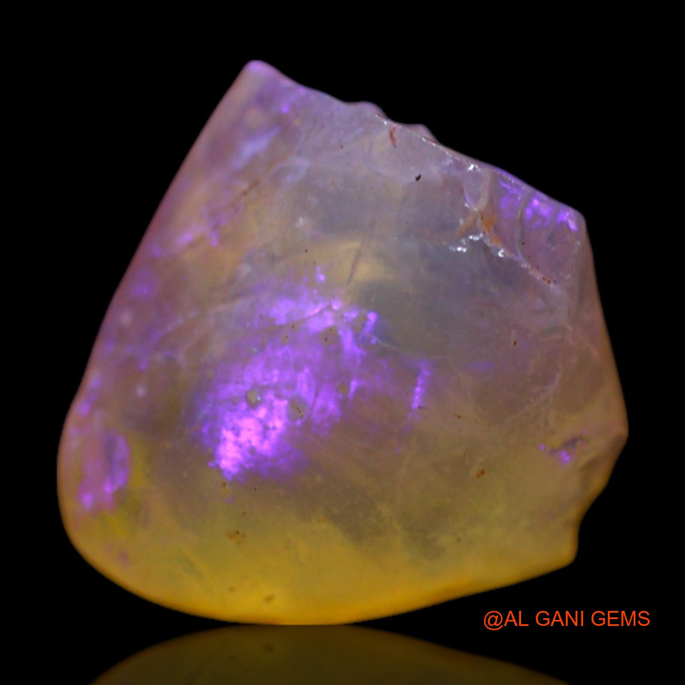 2.00 Cts Natural Australian Fire Opal Fancy Rough Loose Gemstone For Jewelry 9x9x5 mm RG-585