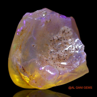 2.00 Cts Natural Australian Fire Opal Fancy Rough Loose Gemstone For Jewelry 9x9x5 mm RG-585