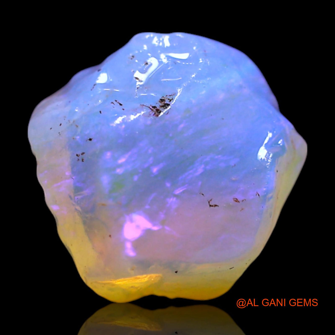 2.00 Cts Natural Australian Fire Opal Loose Gemstone Fancy Rough 10x9x5 mm RG-587