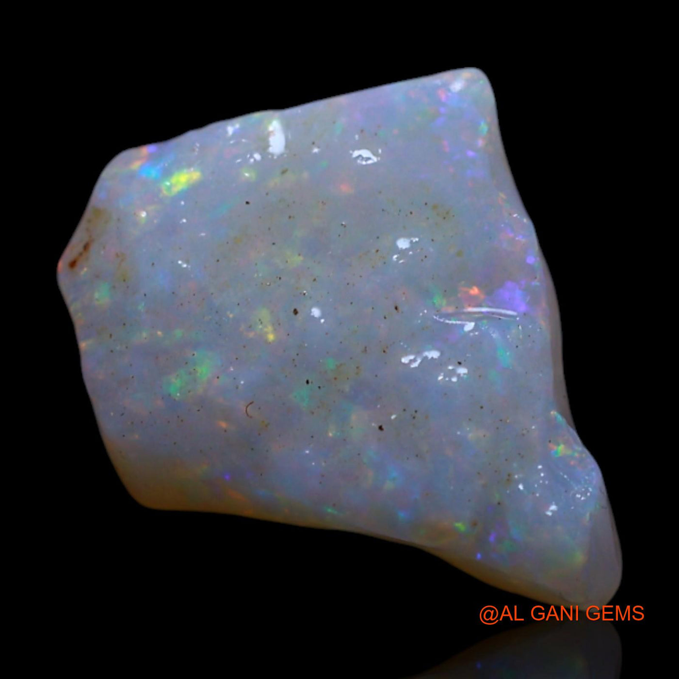 1.00 Cts Natural Australian Fire Opal Loose Gemstone Fancy Rough 11x9x2 mm RG-588