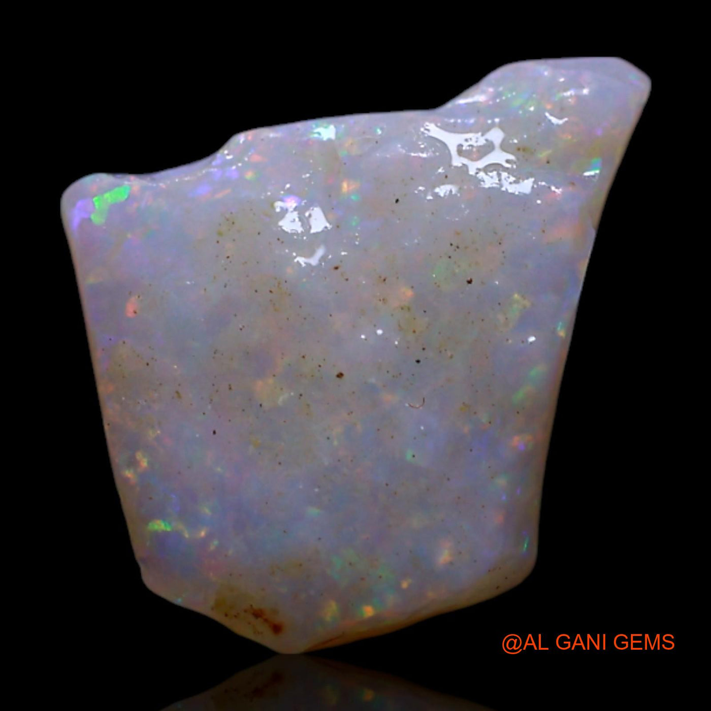 1.00 Cts Natural Australian Fire Opal Loose Gemstone Fancy Rough 11x9x2 mm RG-588