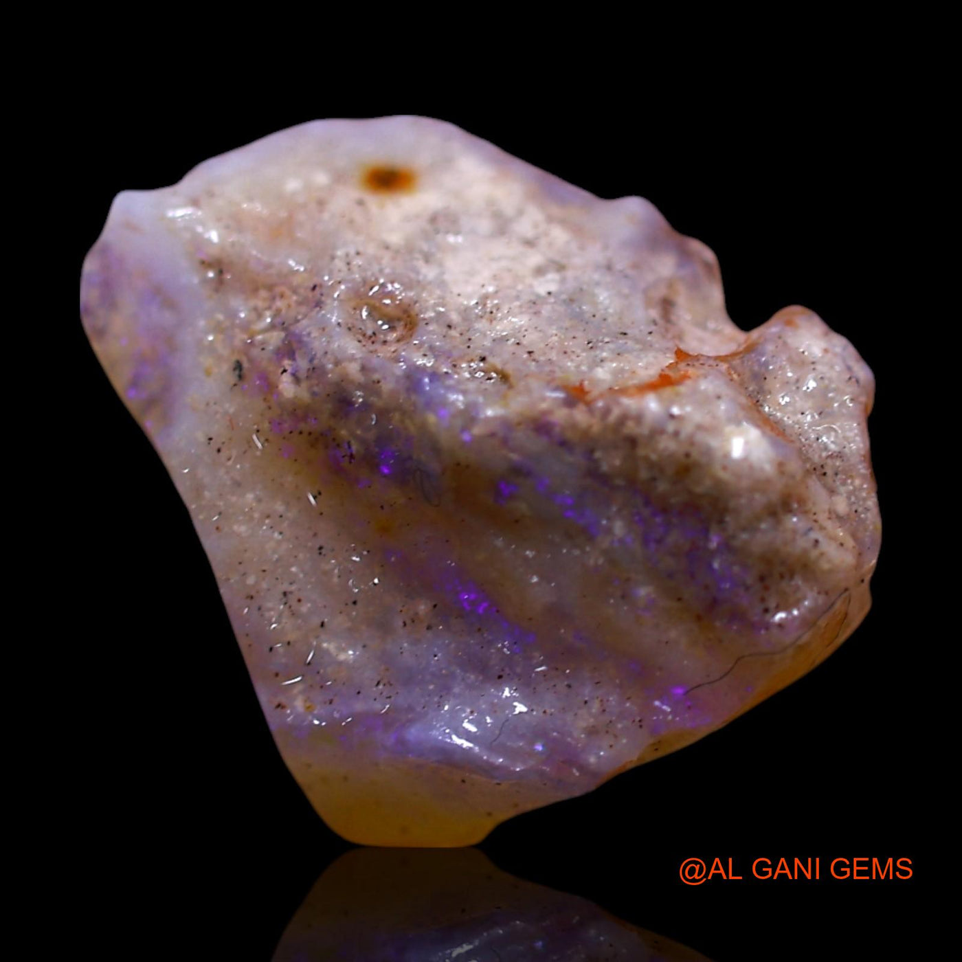 4.00 Cts Unheated Australian Fire Opal Loose Gemstone Fancy Rough Natural 13x12x6 mm RG-58