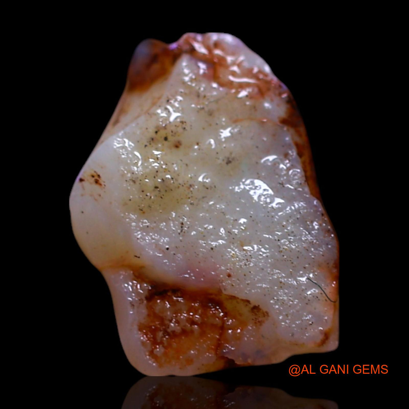 1.00 Cts Natural Australian Fire Opal Loose Gemstone Fancy Rough 10x7x4 mm RG-590