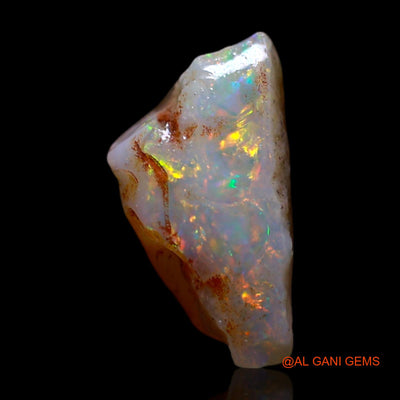 Natural Fire Opal Gemstone 1.80 Cts Loose Fancy Rough From Australia 10x6x5 mm RG-591