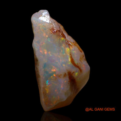 Natural Fire Opal Gemstone 1.80 Cts Loose Fancy Rough From Australia 10x6x5 mm RG-591