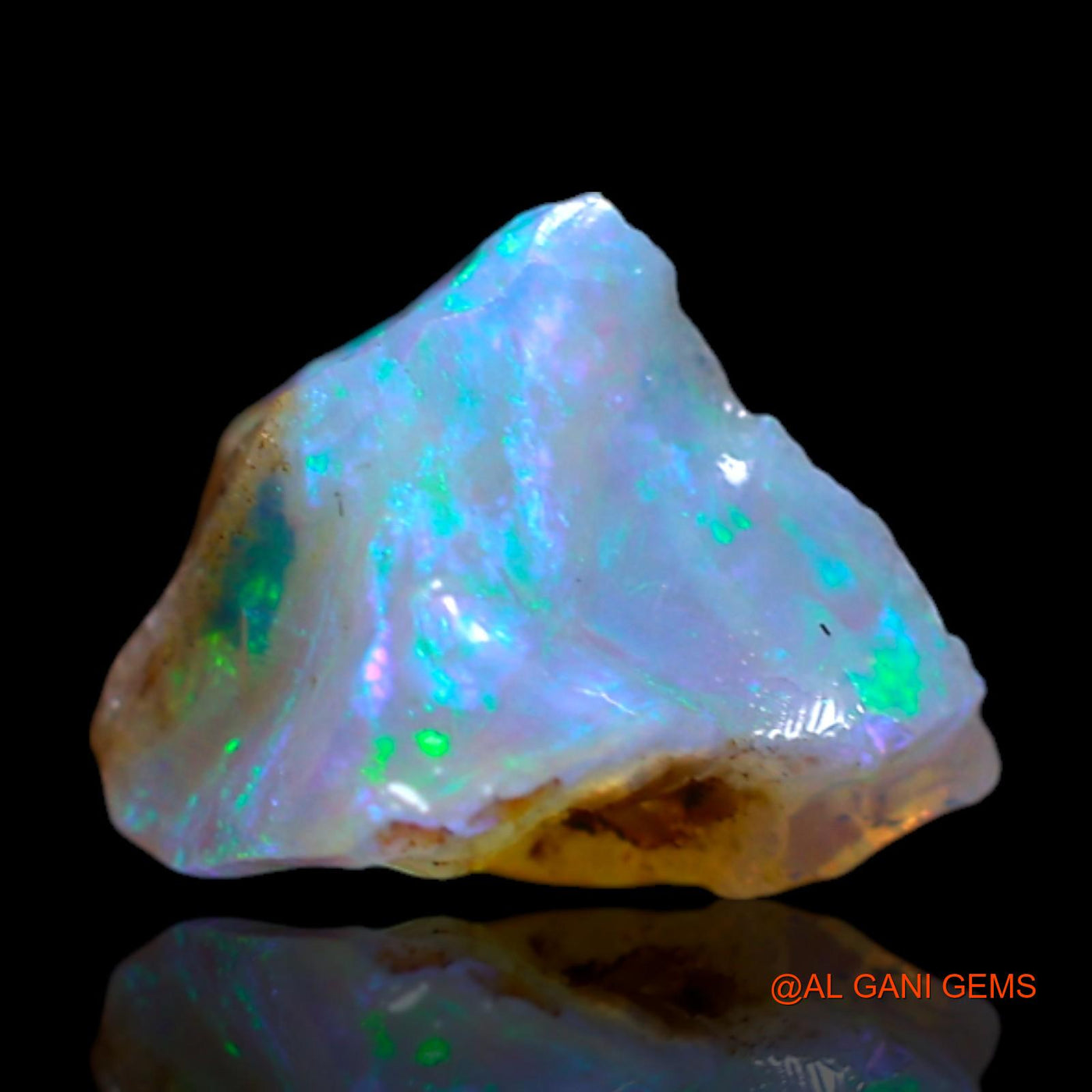 1.70 Cts Natural Australian Fire Opal Loose Gemstone Fancy Rough 10x6x6 mm RG-592