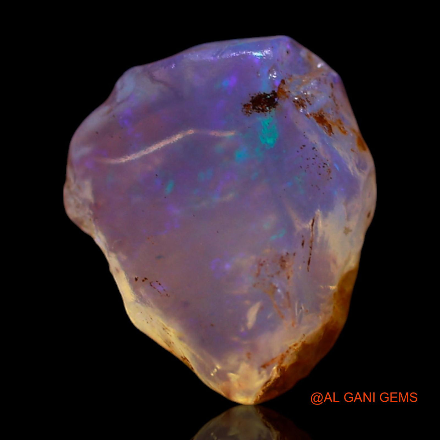 2.00 Cts Natural Australian Fire Opal Loose Gemstone Fancy Rough 10x8x5 mm RG-594