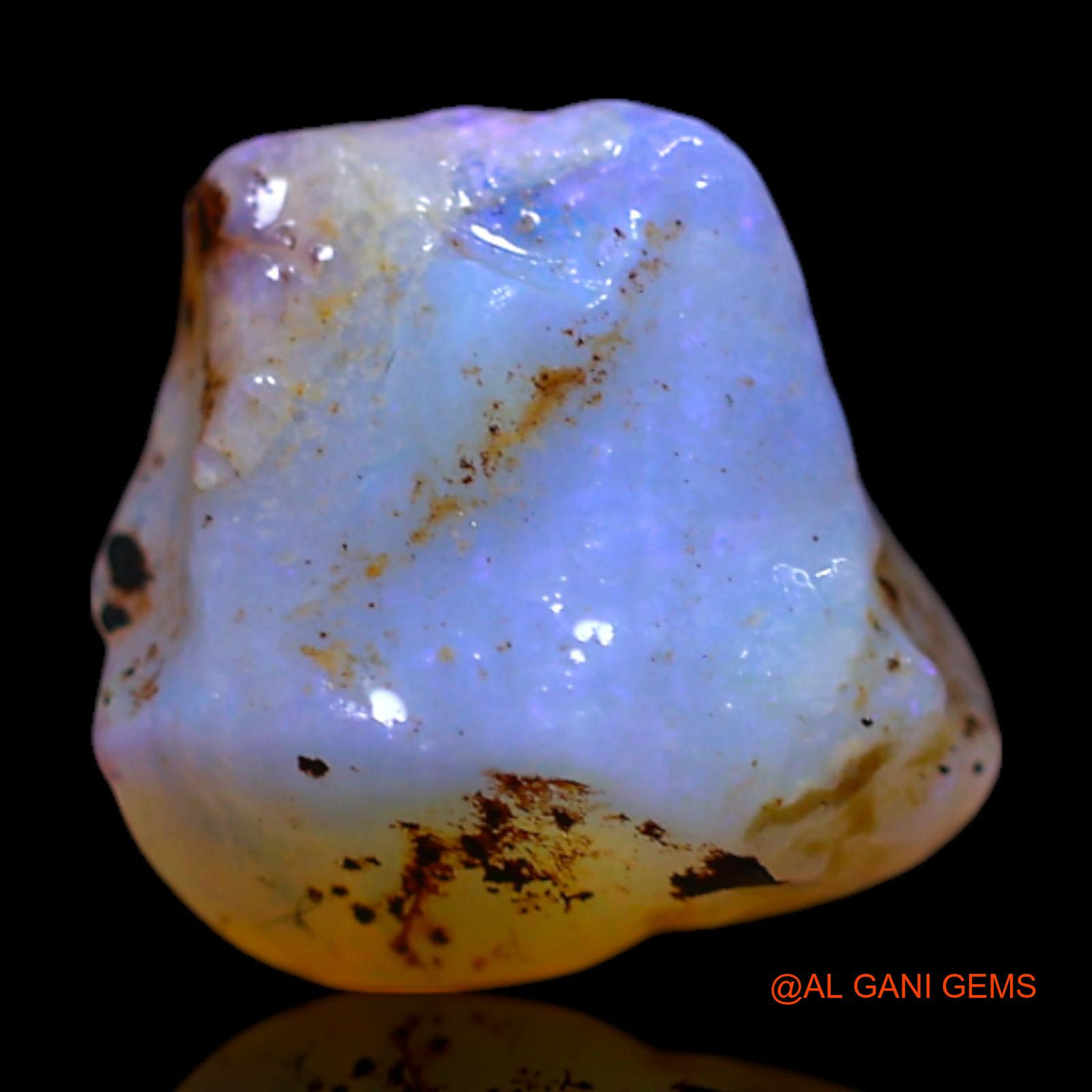 1.80 Cts Natural Australian Fire Opal Loose Gemstone Fancy Rough 9x8x5 mm RG-598
