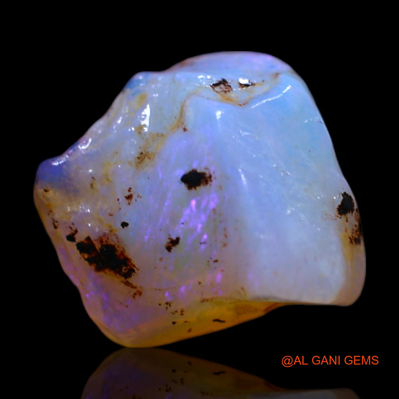 1.80 Cts Natural Australian Fire Opal Loose Gemstone Fancy Rough 9x8x5 mm RG-598