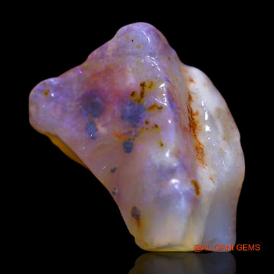 Natural Fire Opal Gemstone 3.00 Cts Loose Fancy Rough From Australia 13x9x5 mm RG-59