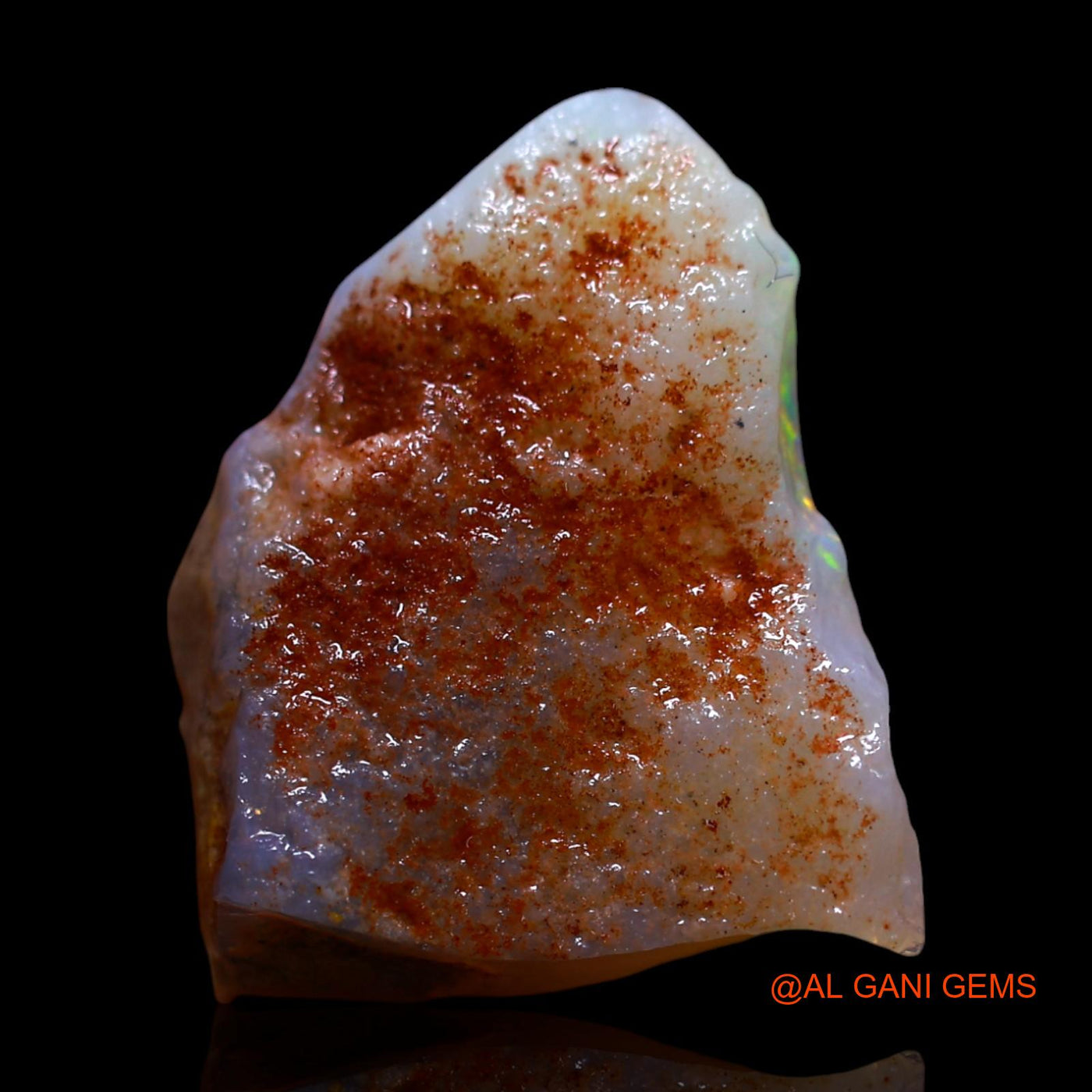 6.00 Cts Natural Australian Fire Opal Loose Gemstone Fancy Rough 18x14x3 mm RG-5