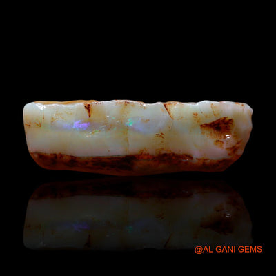 Natural Untreated Fire Opal Loose Gemstone Fancy Rough From Australia 11.00 Cts 29x9x5 mm RG-601