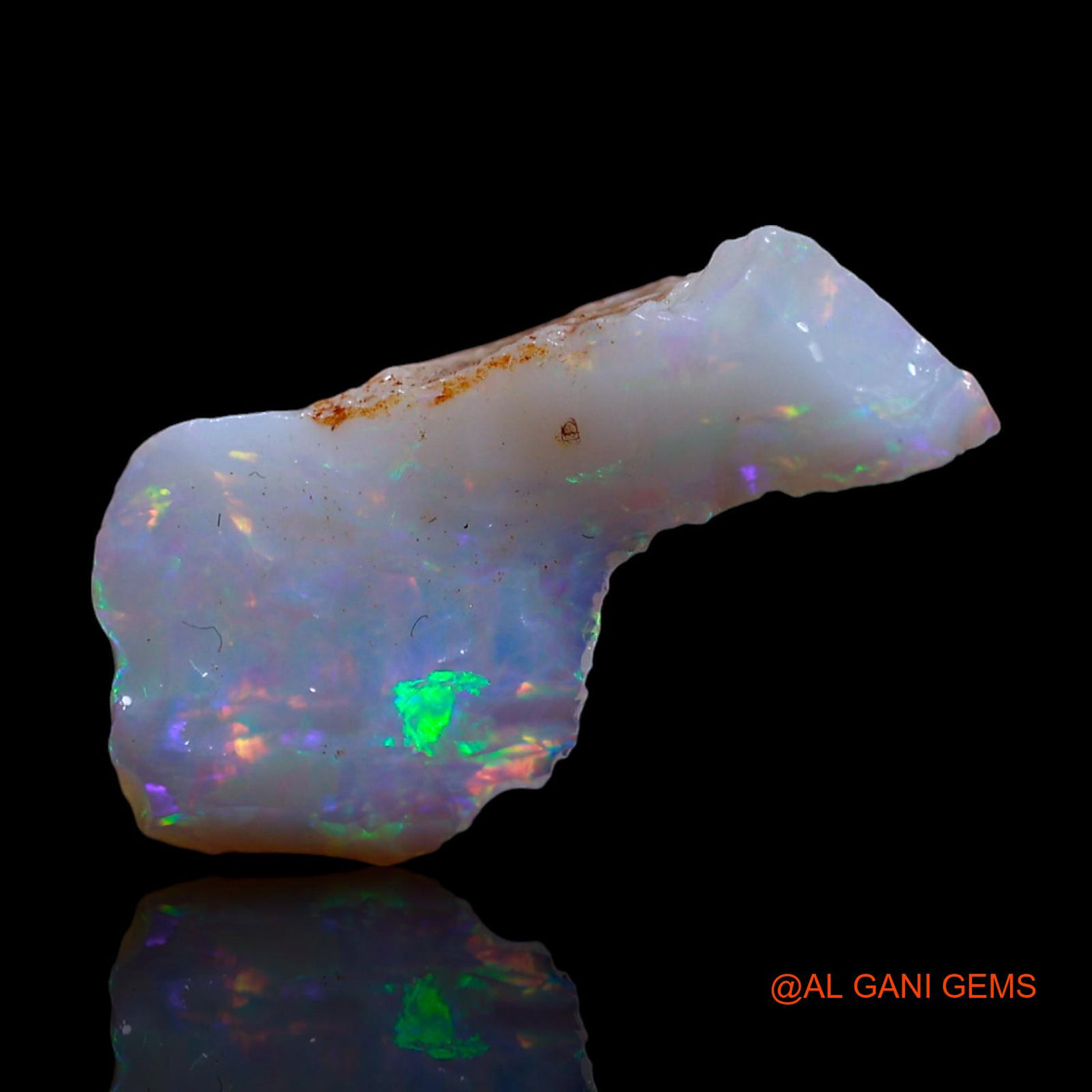 1.80 Cts Natural Australian Fire Opal Loose Gemstone Fancy Rough 17x9x4 mm RG-606