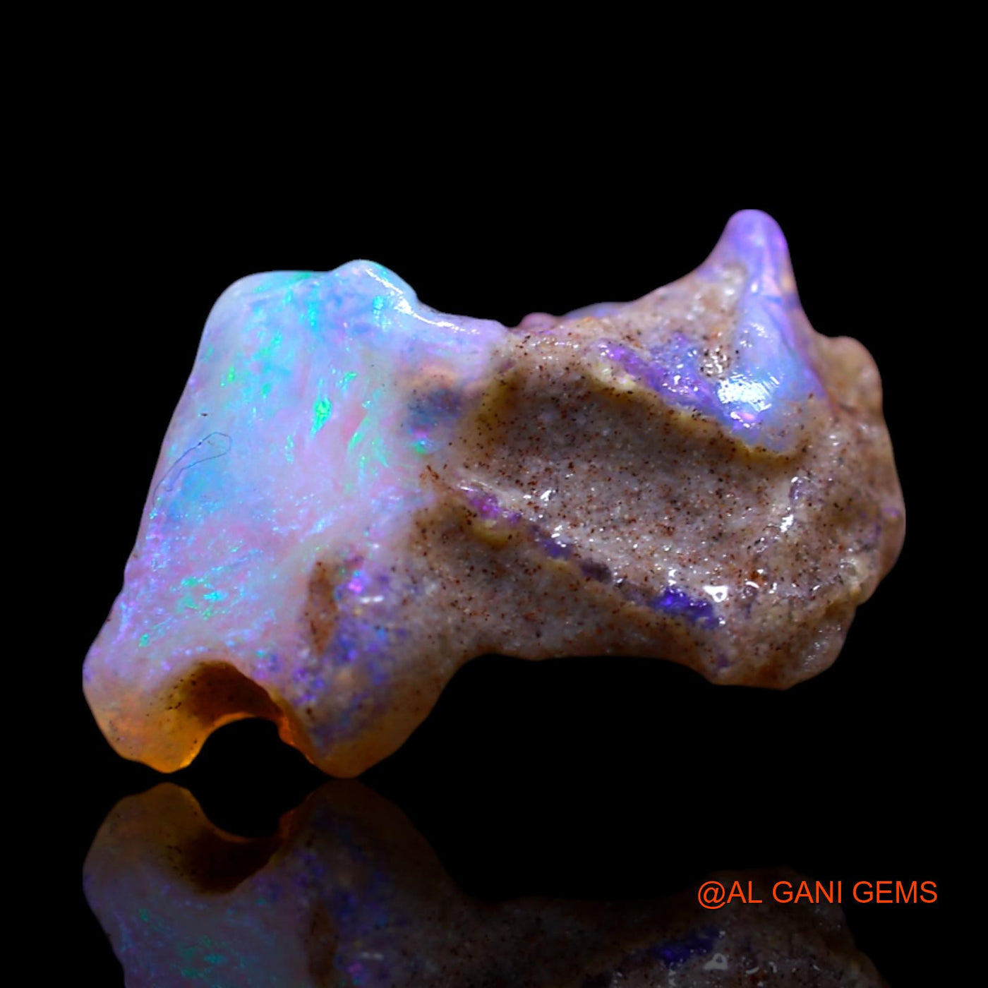 3.00 Cts Natural Australian Fire Opal Fancy Rough Loose Gemstone For Jewelry 15x9x7 mm RG-614