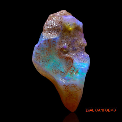 3.00 Cts Natural Australian Fire Opal Fancy Rough Loose Gemstone For Jewelry 15x9x7 mm RG-614