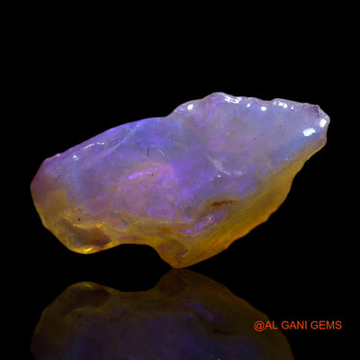 Natural Untreated Fire Opal Loose Gemstone Fancy Rough From Australia 3.00 Cts 18x9x4 mm RG-616