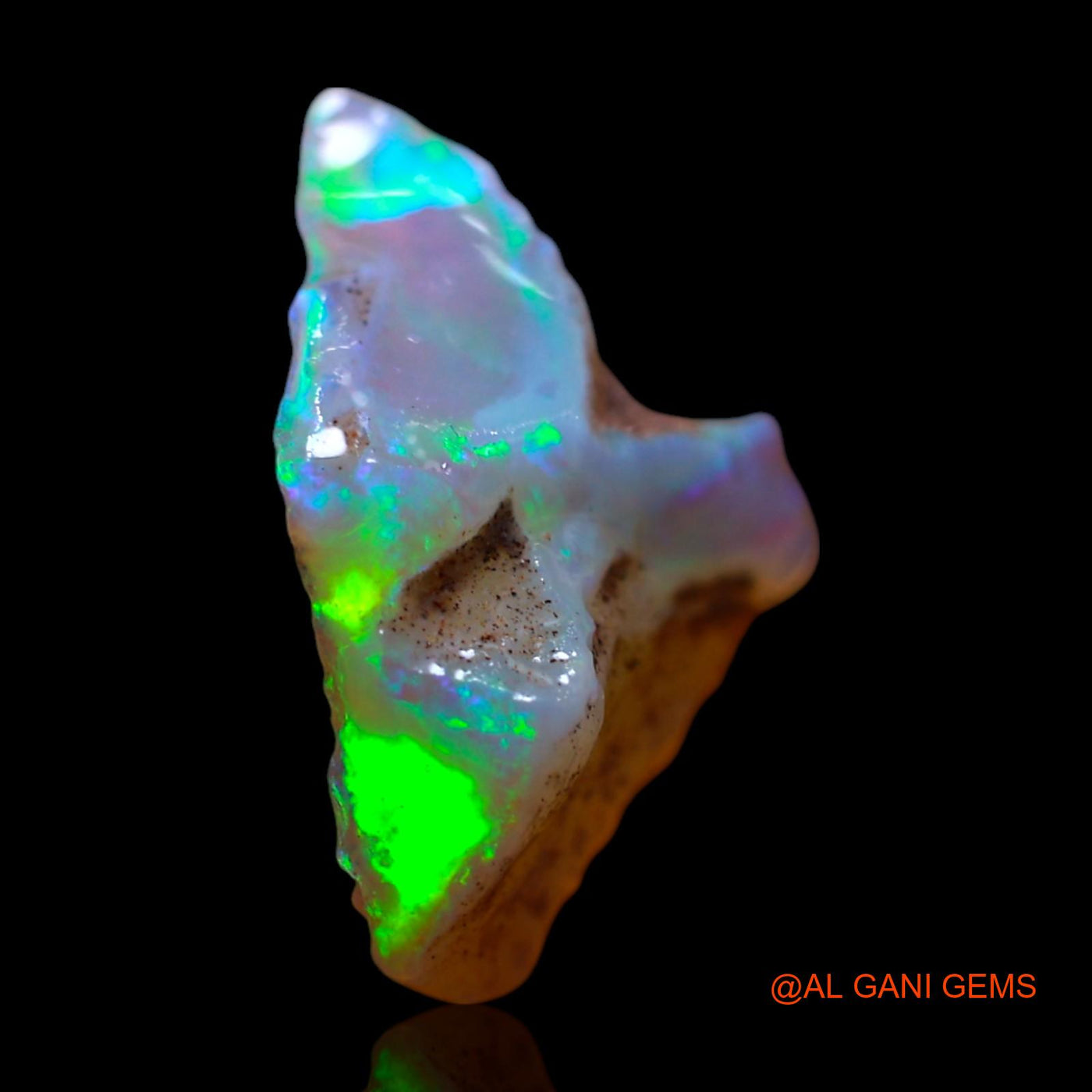 2.00 Cts Natural Australian Fire Opal Loose Gemstone Fancy Rough 15x10x5 mm RG-619
