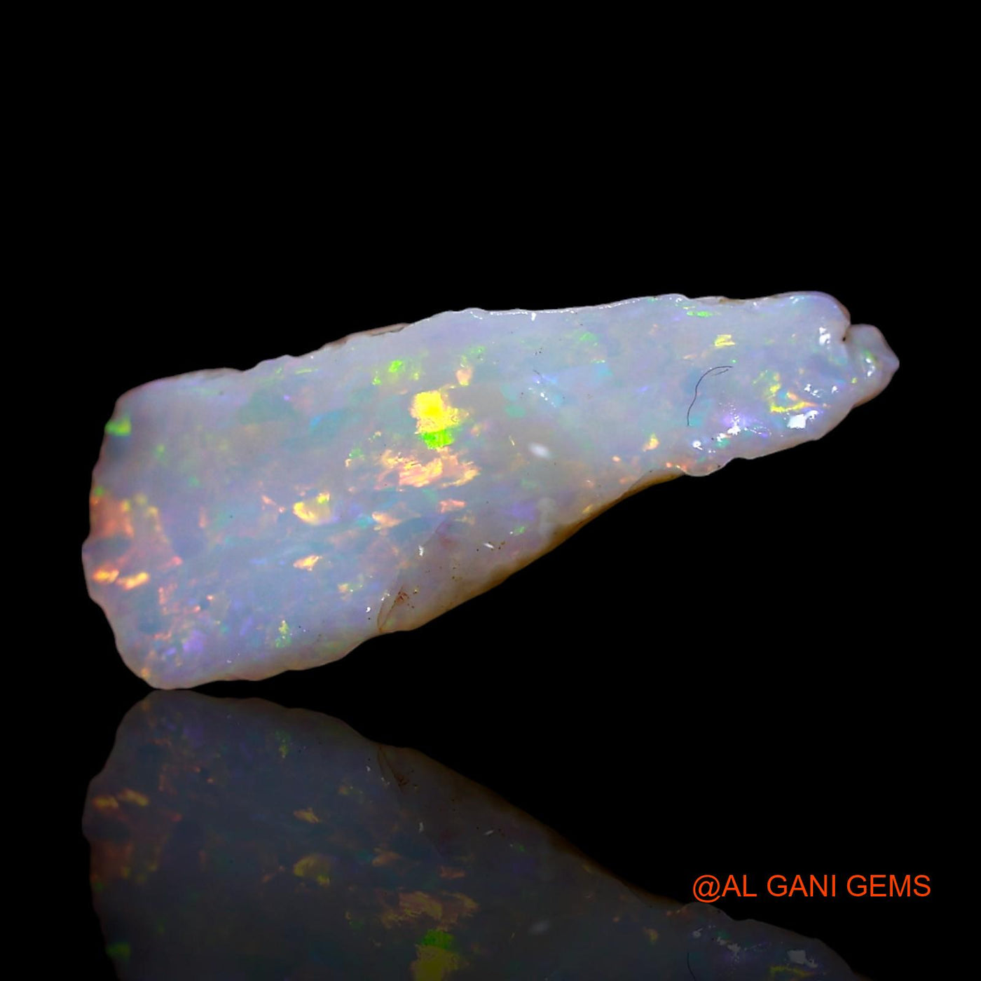 2.00 Cts Natural Australian Fire Opal Loose Gemstone Fancy Rough 16x5x5 mm RG-61