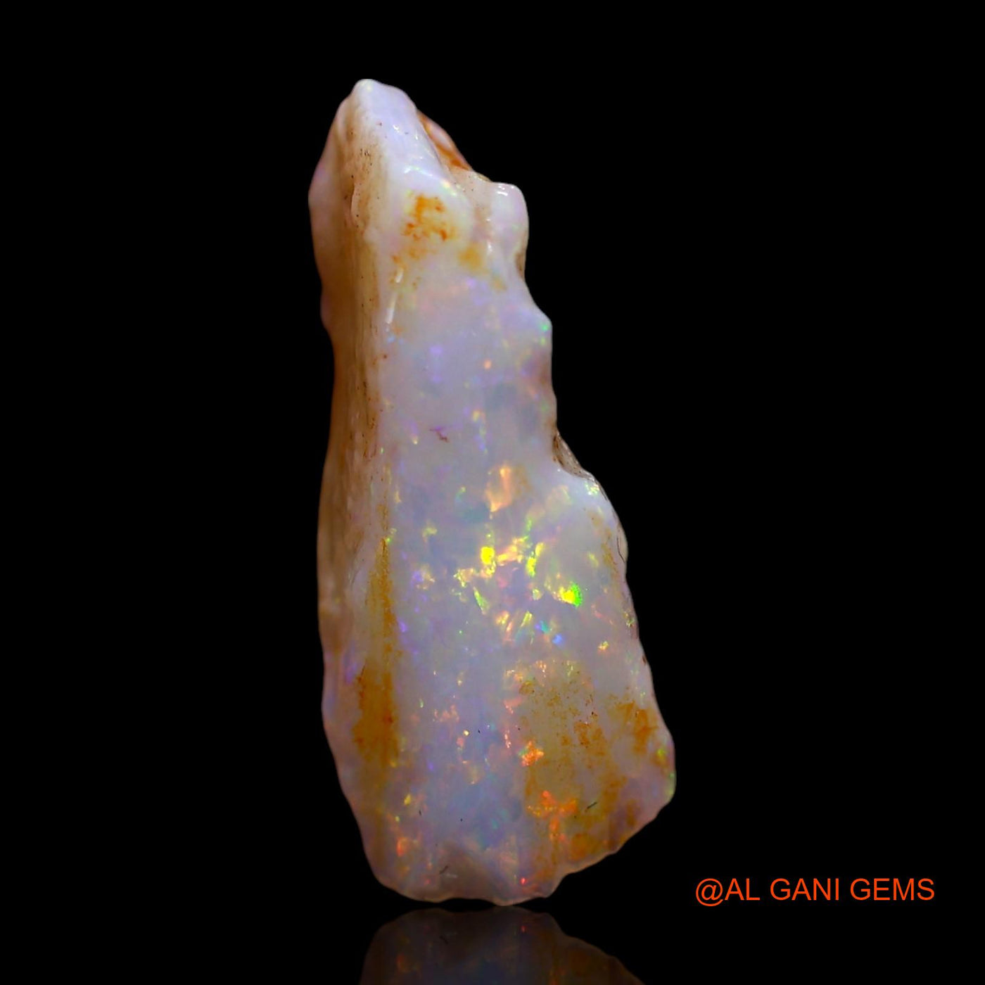2.00 Cts Natural Australian Fire Opal Loose Gemstone Fancy Rough 16x5x5 mm RG-61