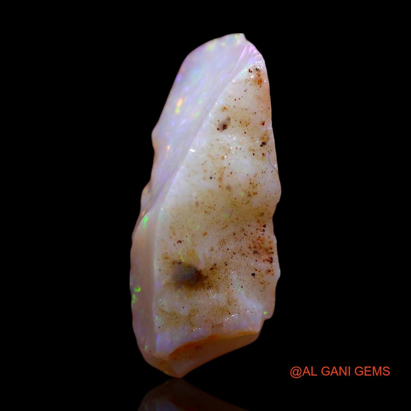 2.00 Cts Natural Australian Fire Opal Loose Gemstone Fancy Rough 16x5x5 mm RG-61