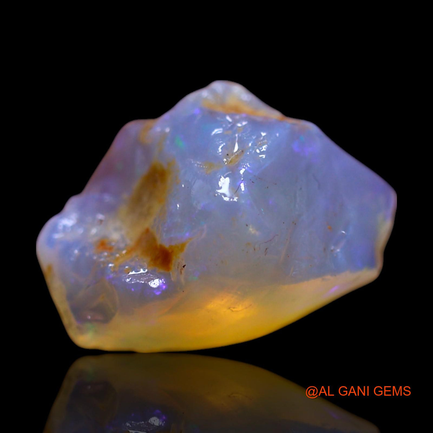 4.00 Cts Natural Australian Fire Opal Loose Gemstone Fancy Rough 14x10x6 mm RG-621