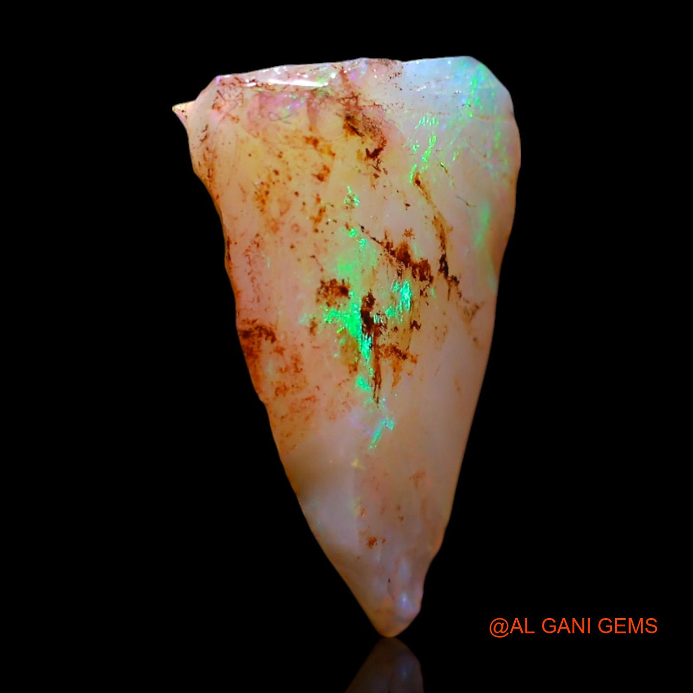 3.00 Cts Natural Australian Fire Opal Loose Gemstone Fancy Rough 14x8x6 mm RG-622